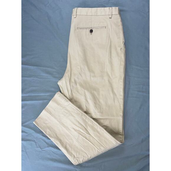 Banana Republic Slim Fit Stretch Cotton Chino Dress Pants. Men's 36X30.5, EUC!! - Picture 2 of 9